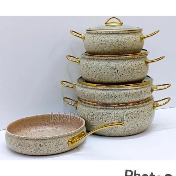 9 PCS Granite Cookware Set at 