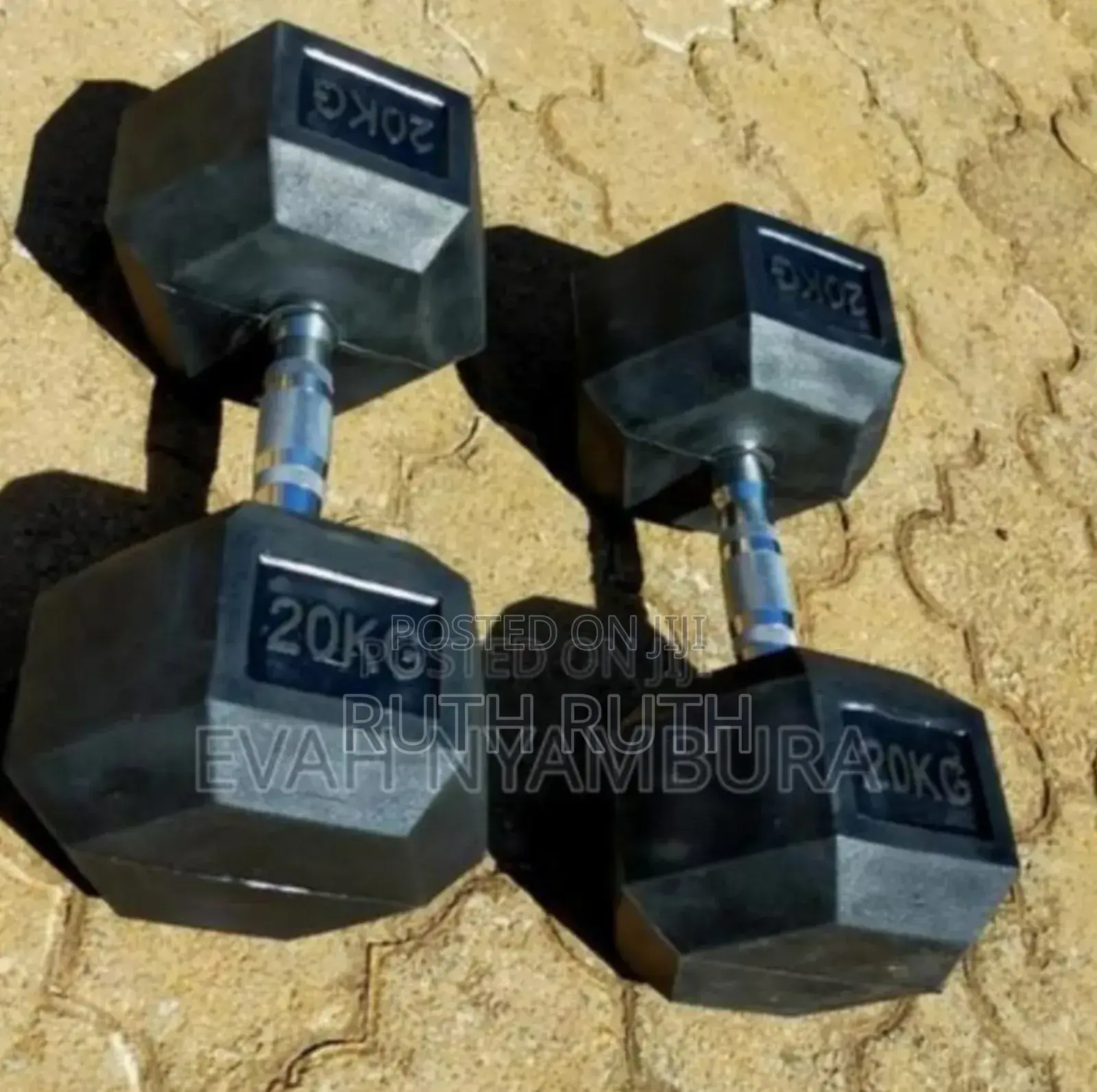 20kg Hexagonal Dumbell
