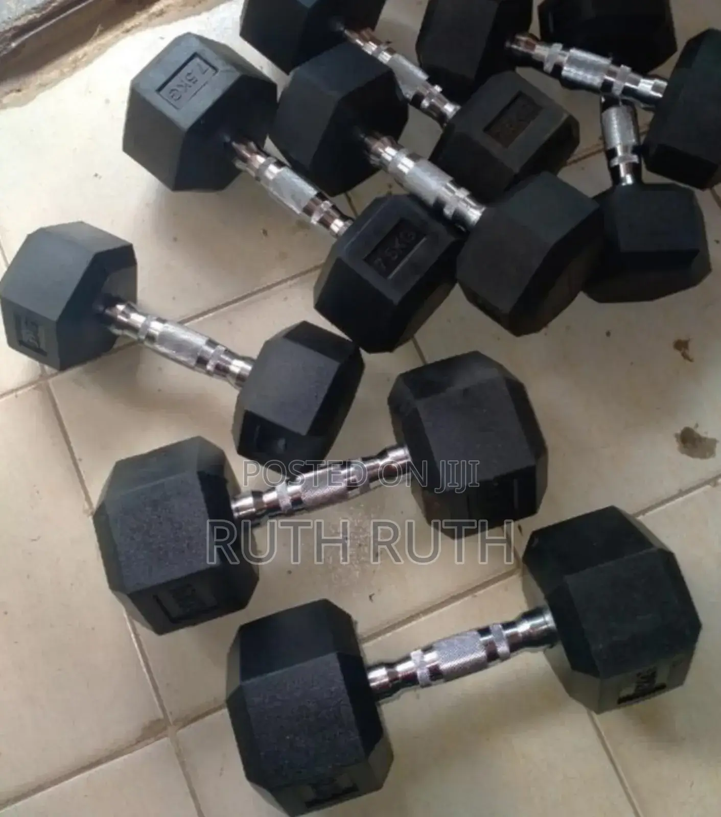 20kg Hexagonal Dumbell