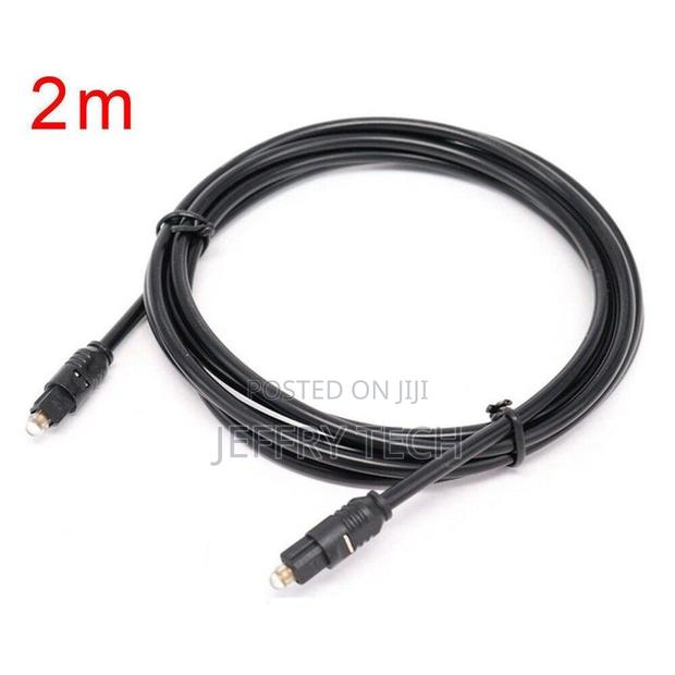 Optical Fibre Digital Audio Cable Lead Cord Toslink Spdif 2m