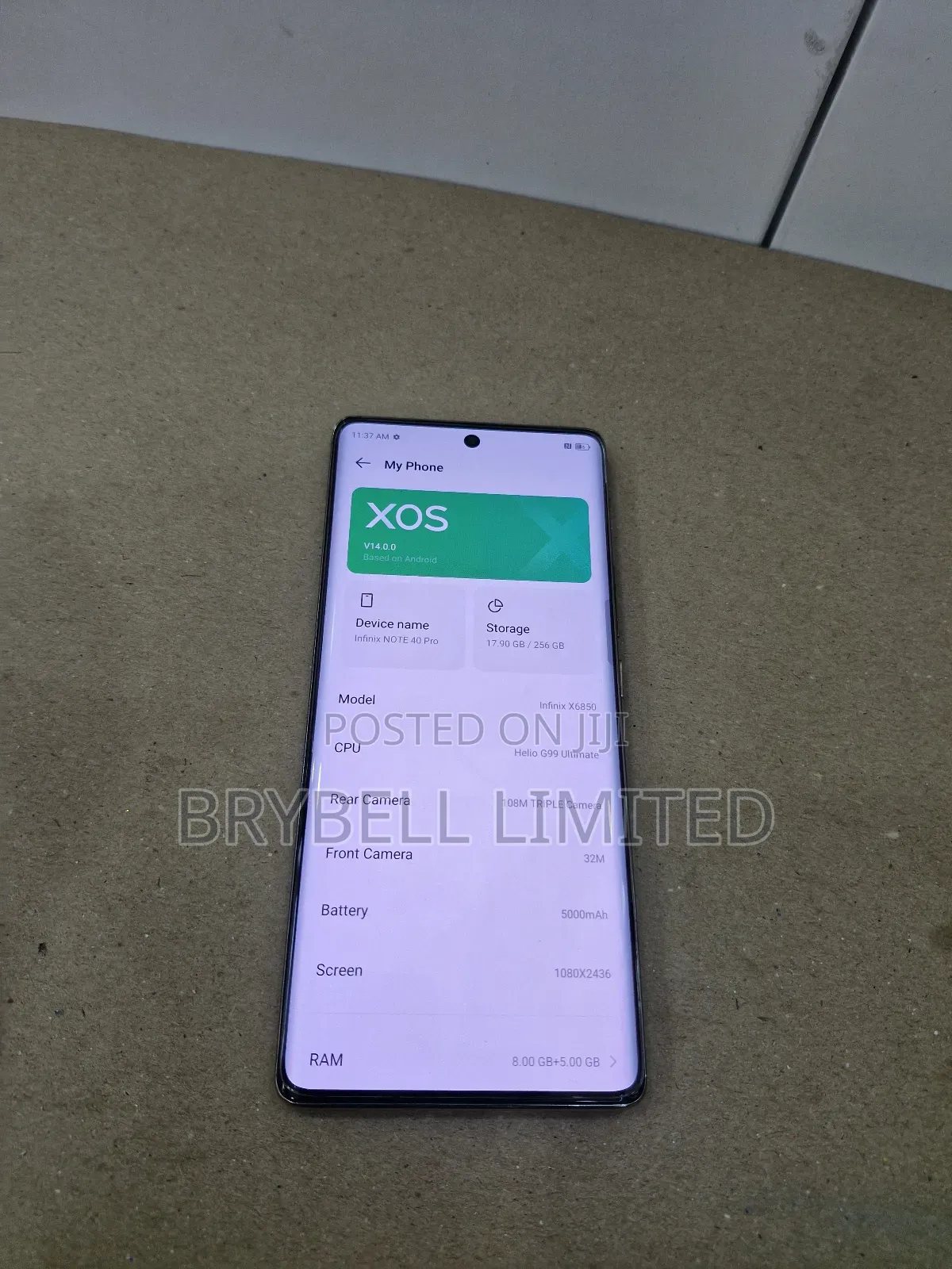 Infinix Note 40 Pro 256 GB Green