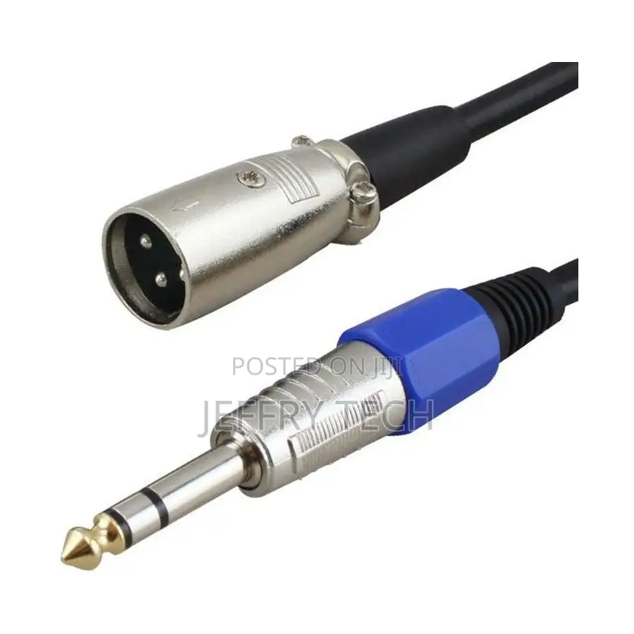 Male XLR to TRS 1/4 Inch 6.35mm Microphone Stereo Jack 1500