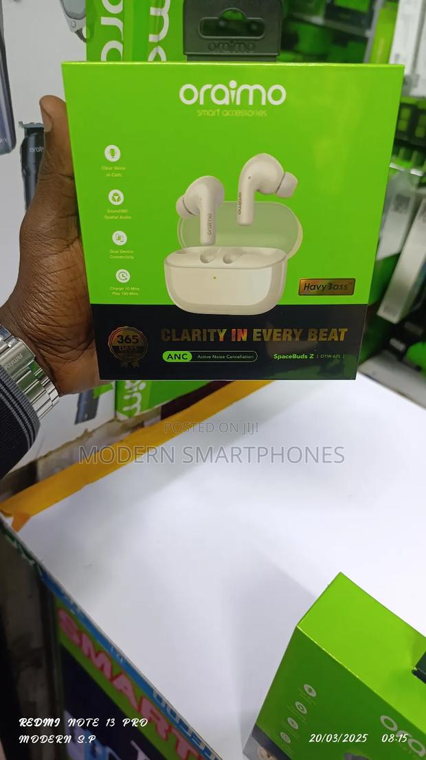 Oraimo Spacebuds Z Anc True Wireless Bluetooth Earbuds - thumbnail 2