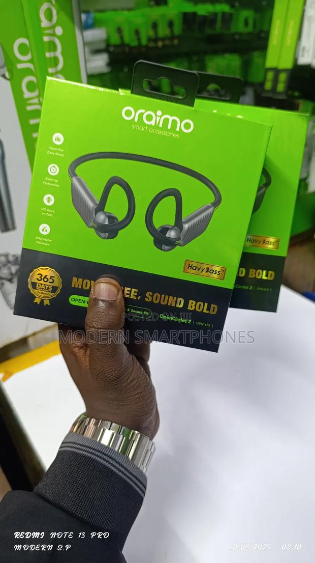Oraimo Opn-672 Opencirclet 2 Wireless Headphone - thumbnail 3