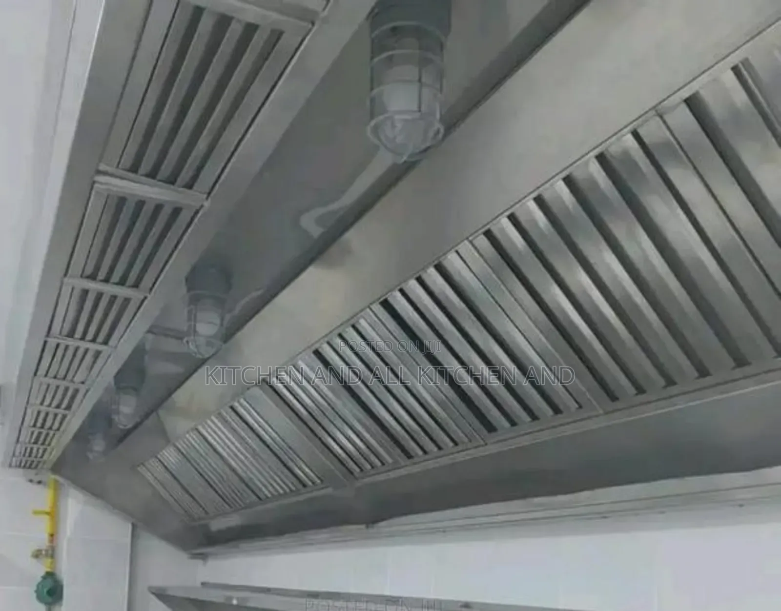 Sleek Stainless Steel Kitchen Hood