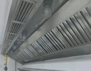 Sleek Stainless Steel Kitchen Hood