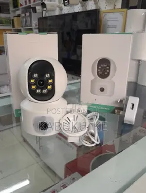 Dual Lens Wireless Wifi Smart PTZ CCTV Camera With Audio