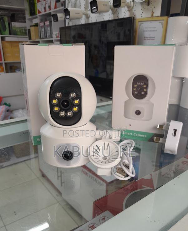 Wireless Wifi Dual Lens Smart Home Camera 4mp