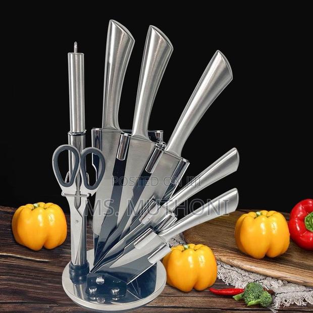 Morden Inox Hollow Handle 8 Piece Stainless Steel Knife Set