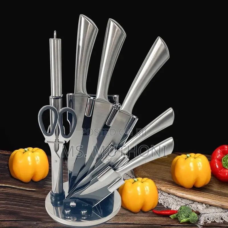 Morden Inox Hollow Handle 8 Piece Stainless Steel Knife Set