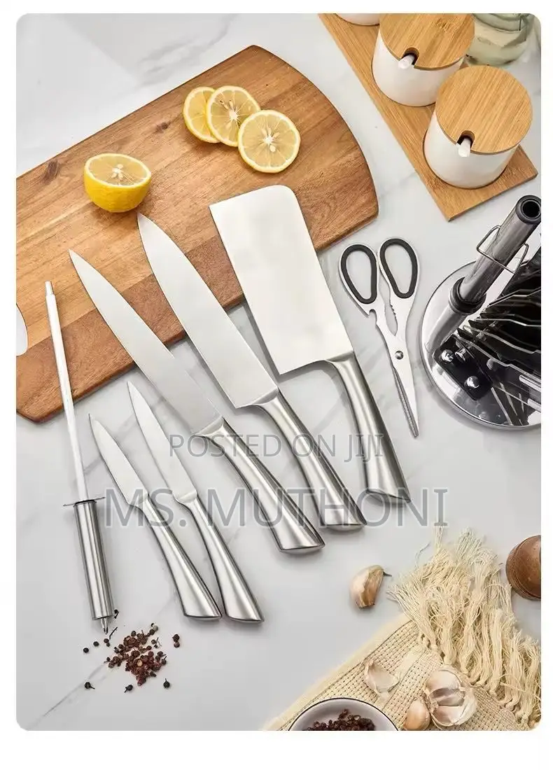 Morden Inox Hollow Handle 8 Piece Stainless Steel Knife Set