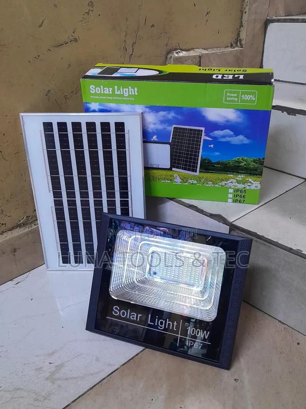 100w Solar Street Lamp 20v Panels