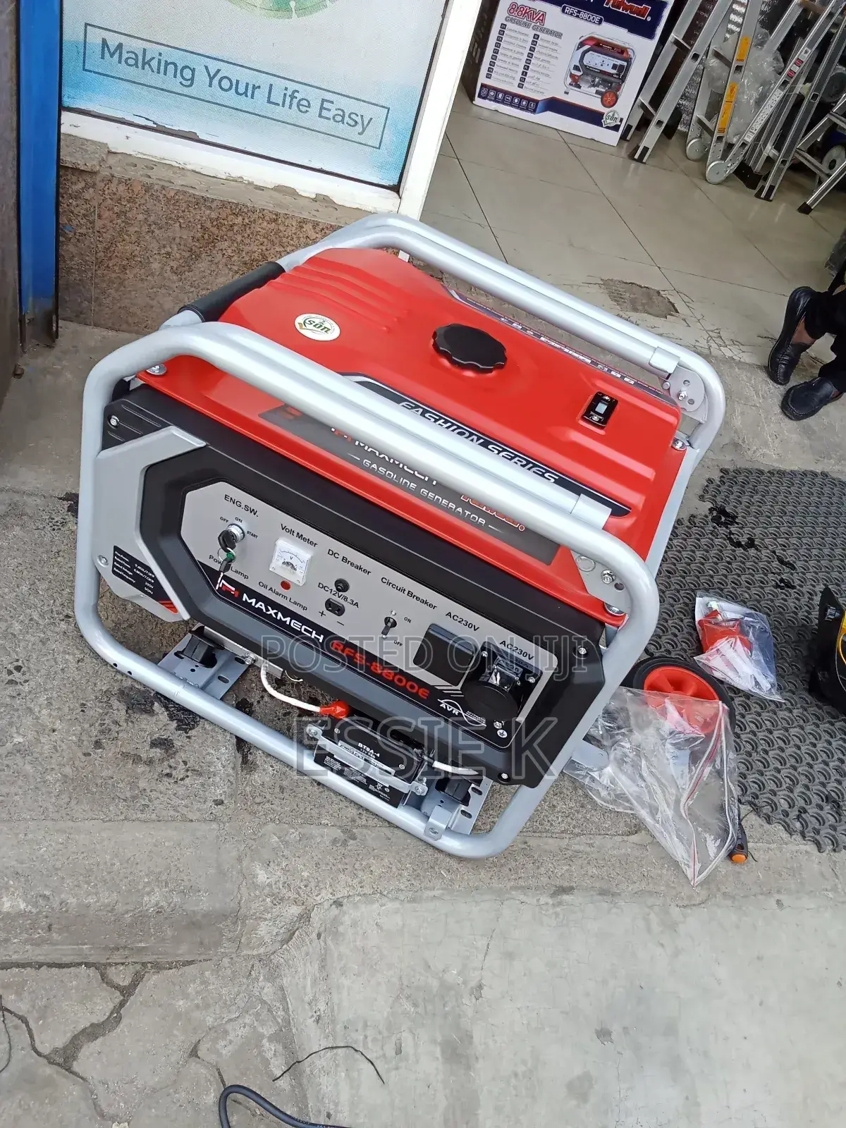 7.5kva Maxmech Petrol Generator