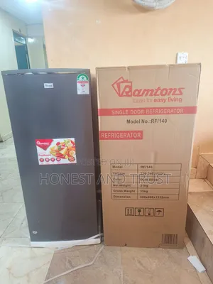 Ramtons Rf/140-Single Door 180lt Fridge-Silver