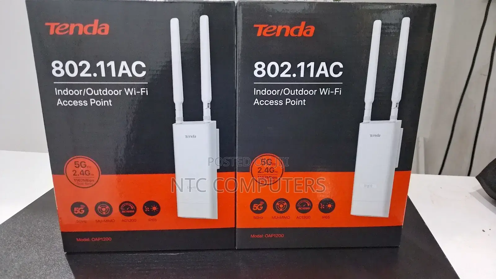 Tenda Ac1200 Outdoor Gigabit Wi-Fi Access Point (Oap1