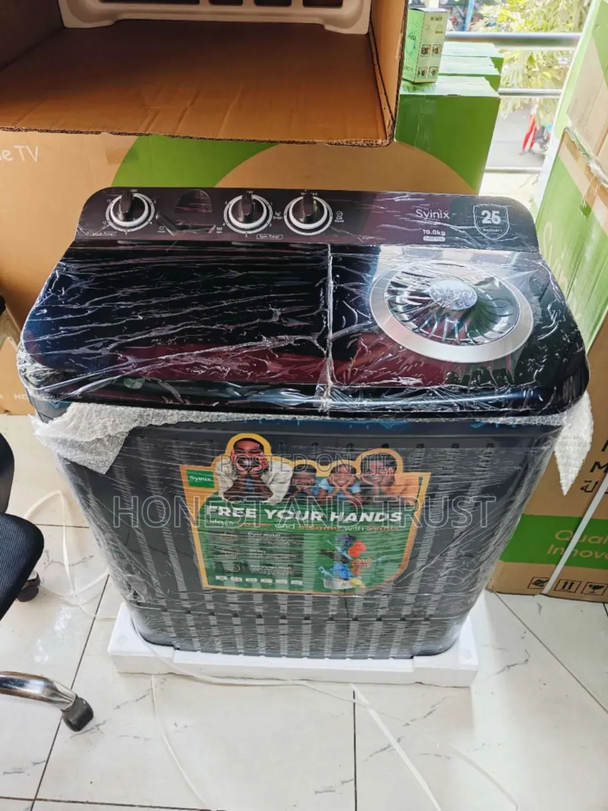 Syinix 10kgs Top Load Twin Tub Washing Machine