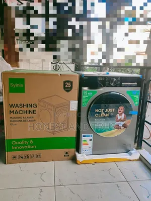 12kg Frontload Syinix Washing Machine
Wash and Spin