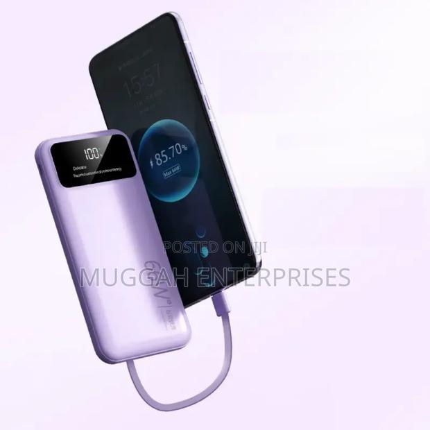 20,000 Mah Slim Fast Charging Power Bank With Cables - thumbnail 2