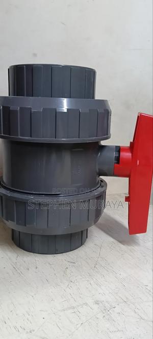 PVC 4"Union Ballcork Threaded - main view