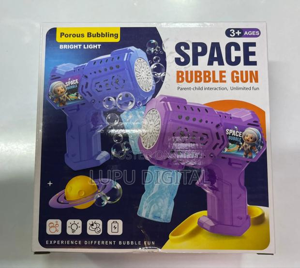 3+Ages Space Bubble Gun Available - main view