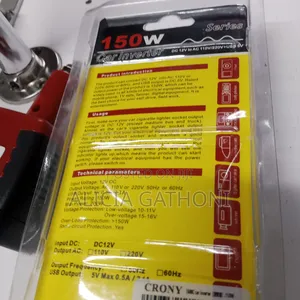 Car Inverter Dc 12v to Ac 110v/220v+Usb 5v