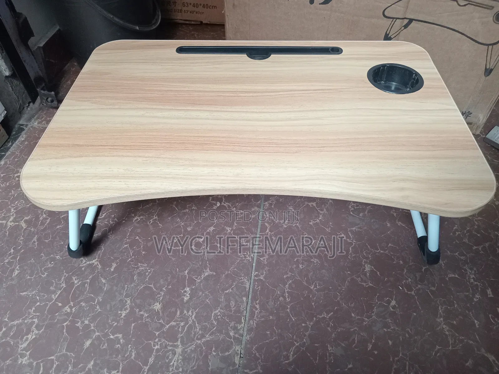 Foldable Laptop Stand With Cup Holder