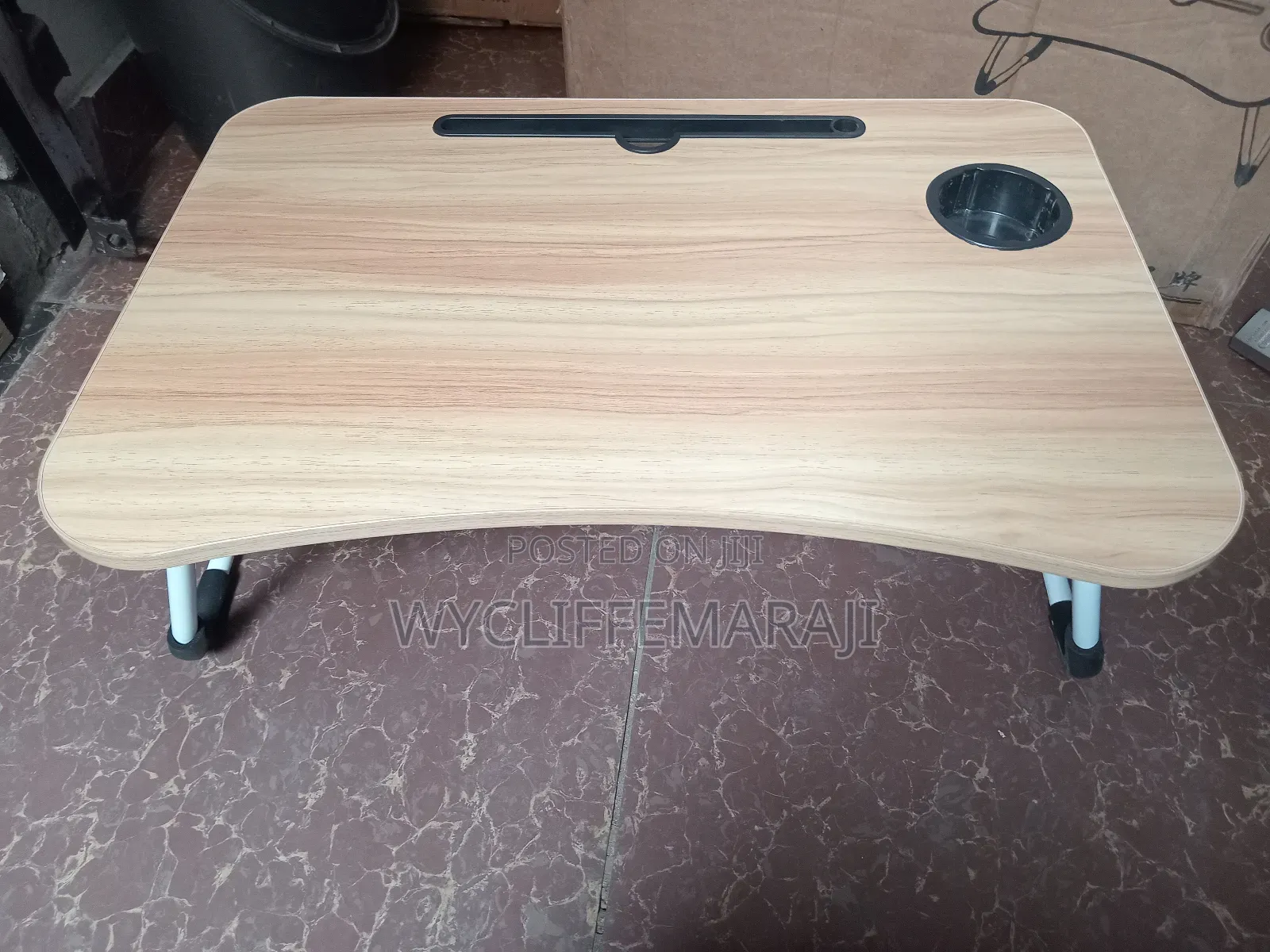 Foldable Laptop Stand With Cup Holder