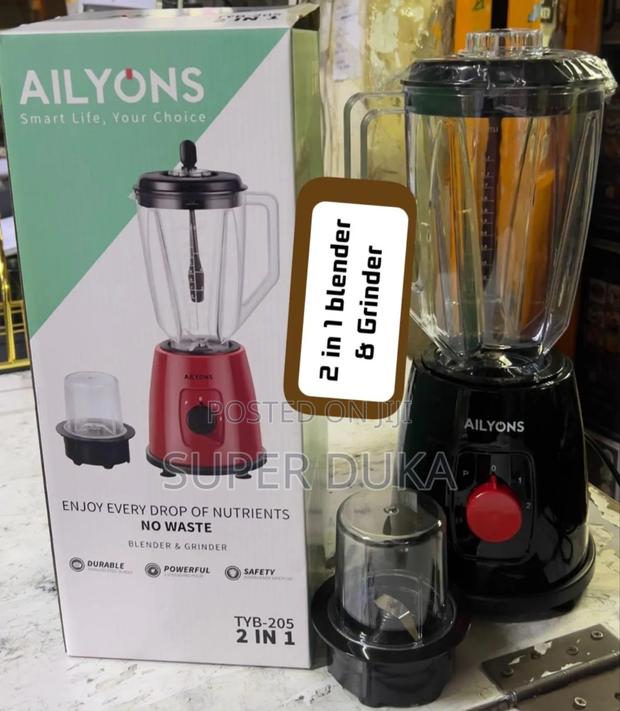Ailyons Tyb-205 1.5l Stainless Steel Blender With Grinder