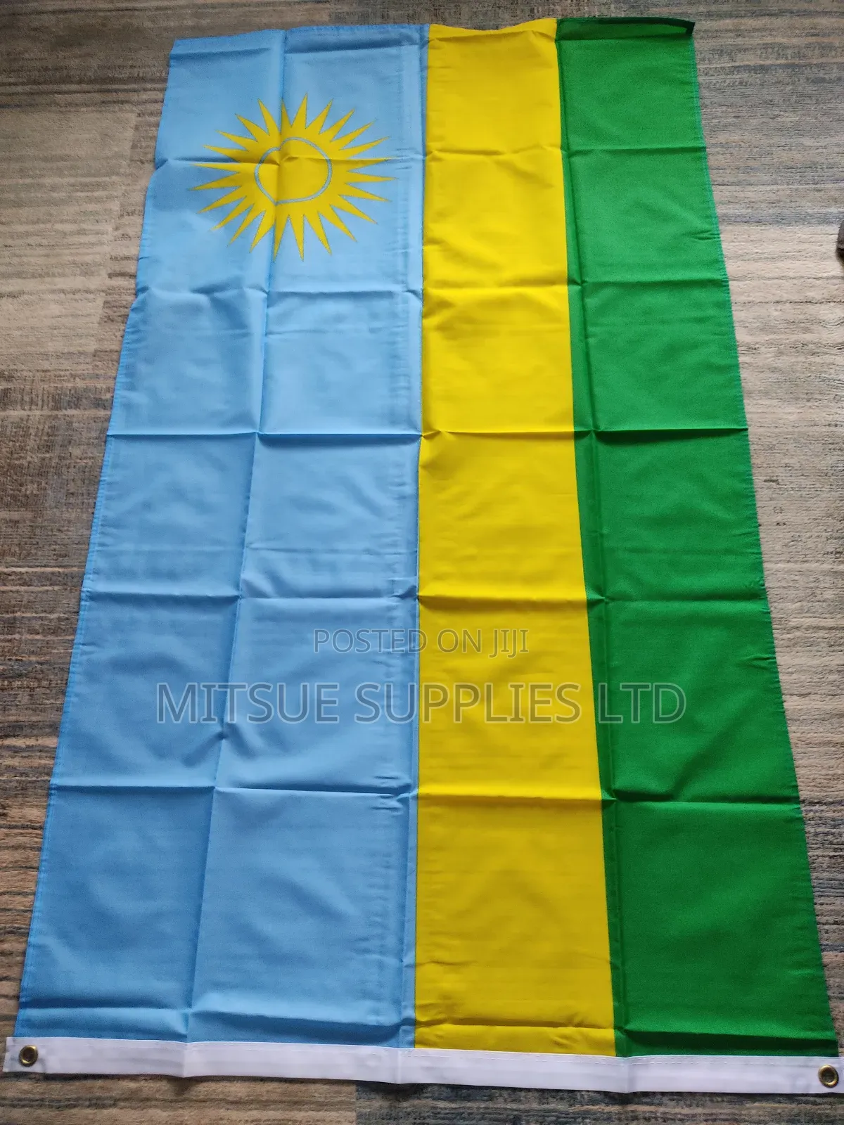 Country National Flag for Rwanda Cloth 36x58 Inch