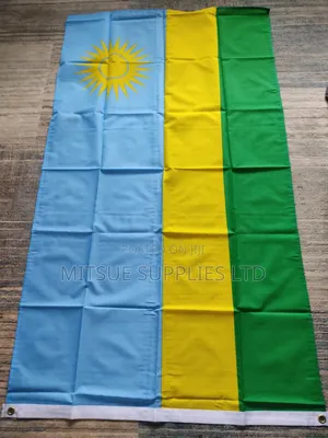Country National Flag for Rwanda Cloth 36x58 Inch
