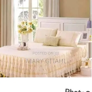 Cream Bedskirt