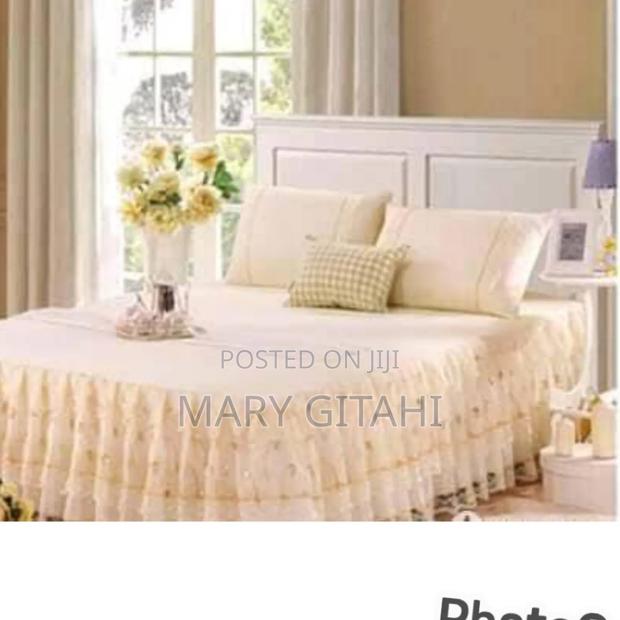 Cream Bedskirt
