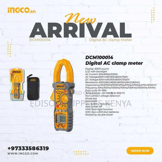 1000v Digital Clamp Meter Ingco Voltage Test Ac/Dc 1000 Volt - thumbnail 4