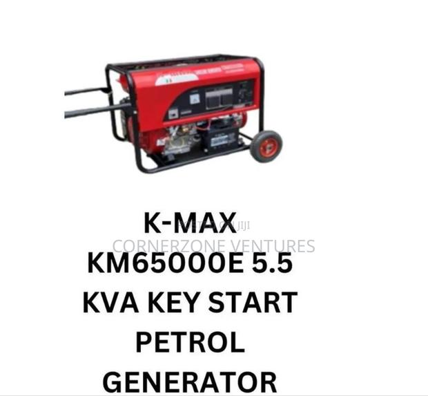 K-Max Key Start Petrol Driven Generator 5.5 K.Va