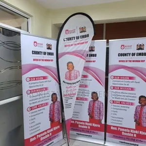 Teardrops and Roll Up Banners for Events