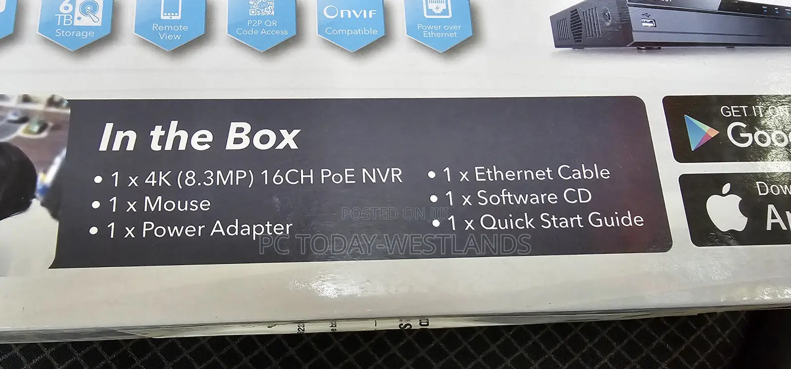 Amcrest Nv4116e 720p/1080p 3mp-8mp NVR