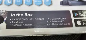 Amcrest Nv4116e 720p/1080p 3mp-8mp NVR