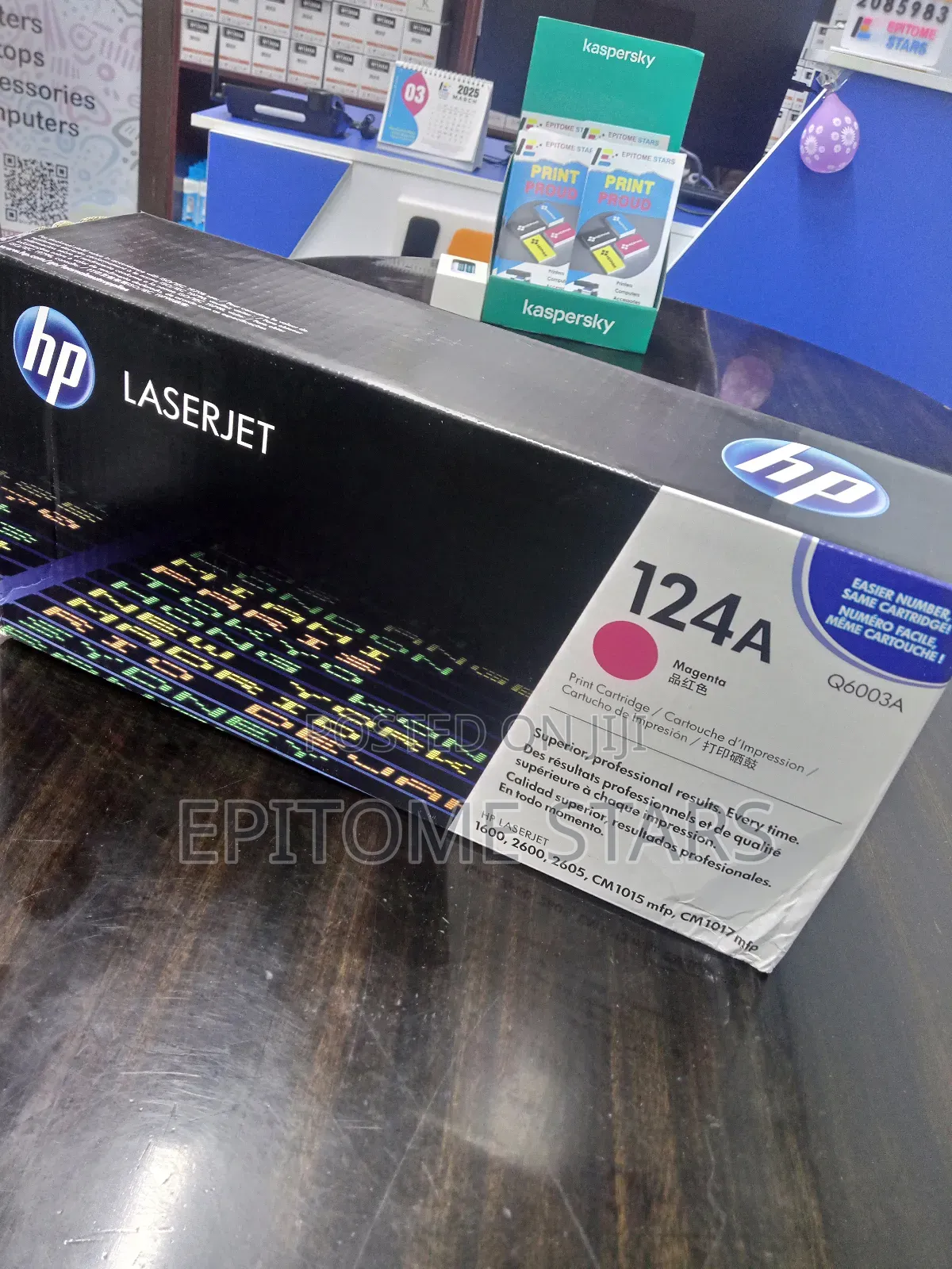 Glaring Hp 124a Magenta Original Laserjet Toner Cartridge