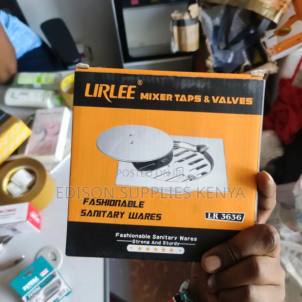 Floor Drain Bathroom Drain Strainer With Lid Chrome Non Rust - thumbnail 3