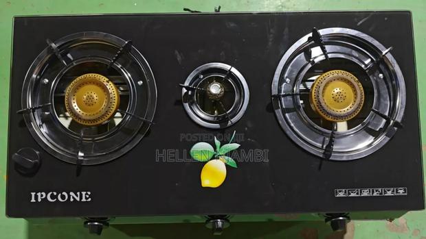 Ipcone 3 Burner Glass Top Cooker
