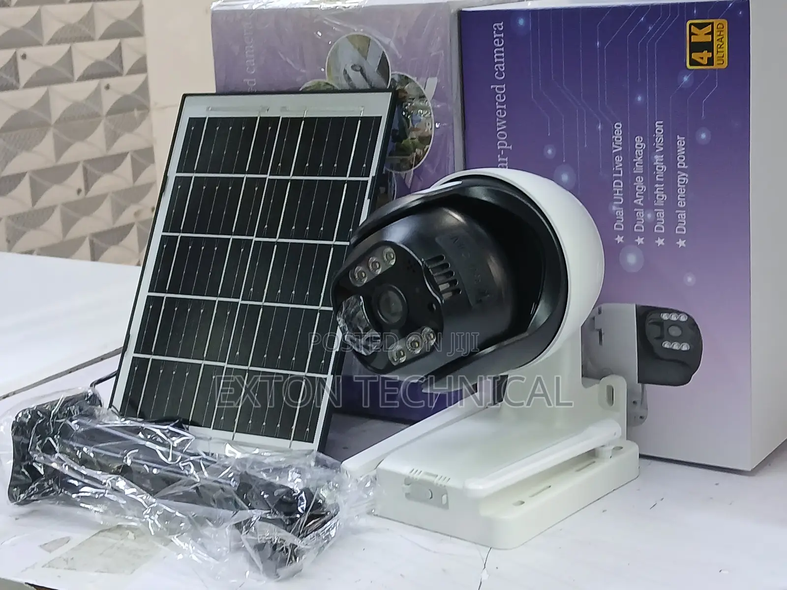 V360 2mp Powered Outdoor Wifi Enabled Solar Camera