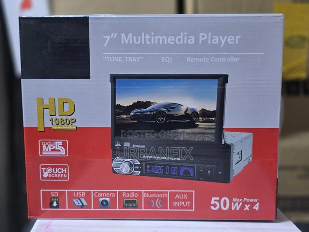 7 Inch Retractable Android Car Radio With Bt, Youtube Etc