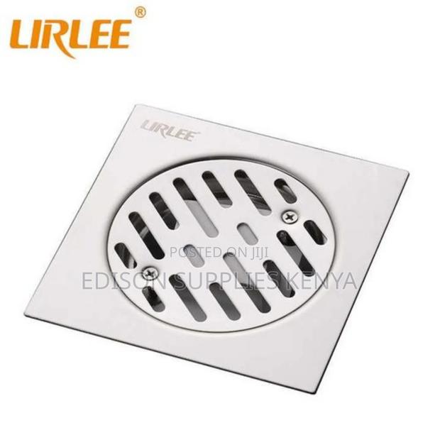 Floor Drain Bathroom Drain Strainer With Lid Chrome Non Rust - main view