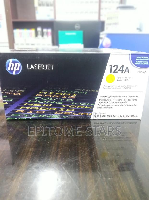 Shining Hp 124a Yellow Original Laserjet Toner Cartridges