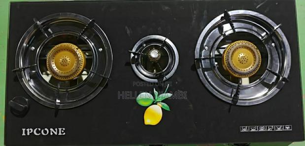 Ipcone 3 Burner Glass Top Cooker/3 Burner