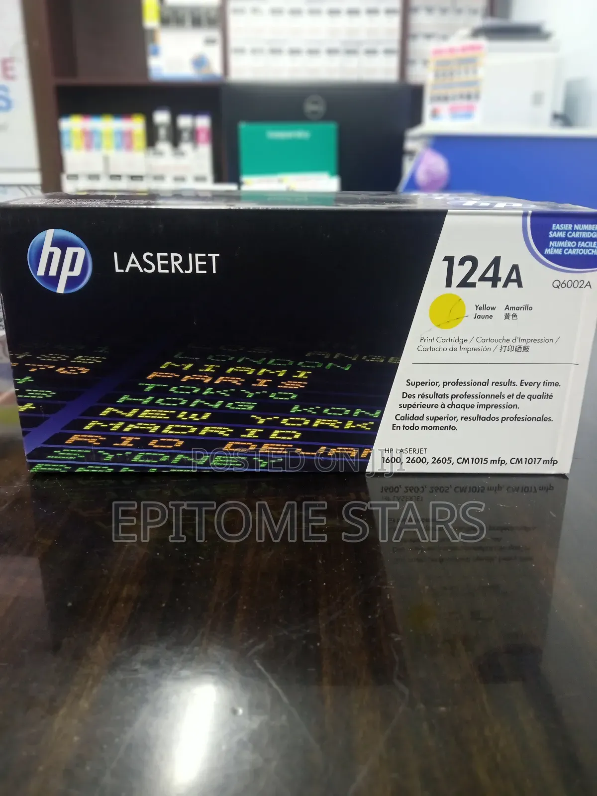 Selected Hp 124a Yellow Original Laserjet Toner Cartridges