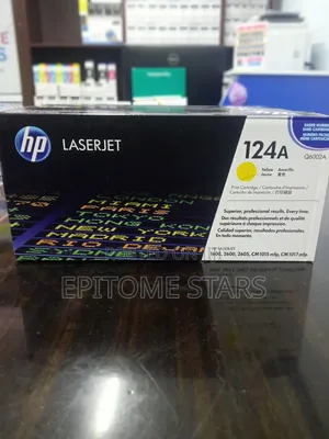 Selected Hp 124a Yellow Original Laserjet Toner Cartridges