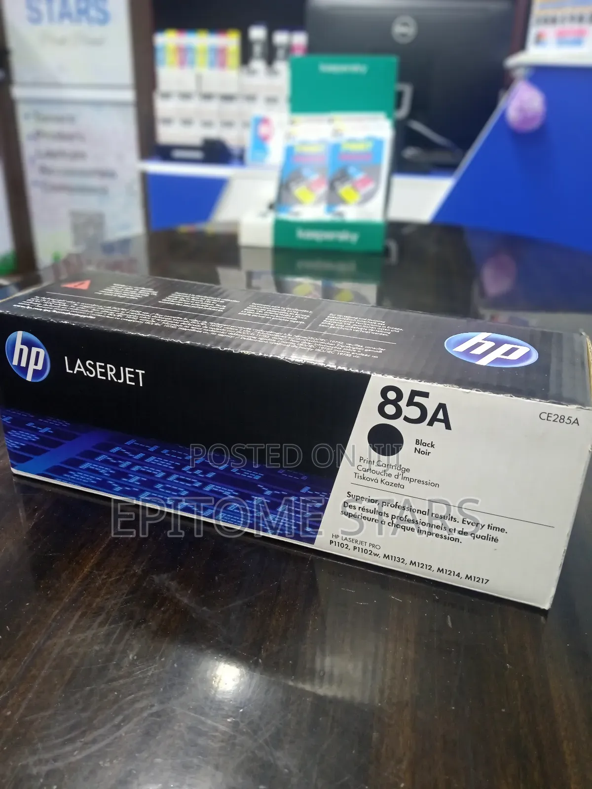Impressive Hp 85a Original Laserjet Toner Cartridge