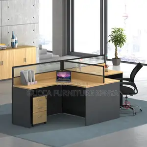 Workstations: 2-Way Ergonomic L-Shape Office Workstation