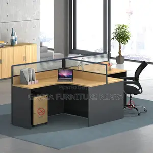 Workstations: 2-Way Ergonomic L-Shape Office Workstation